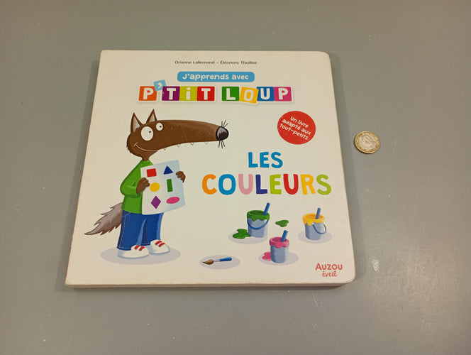 J'apprends avec p'tit loup les couleurs, moins cher chez Petit Kiwi