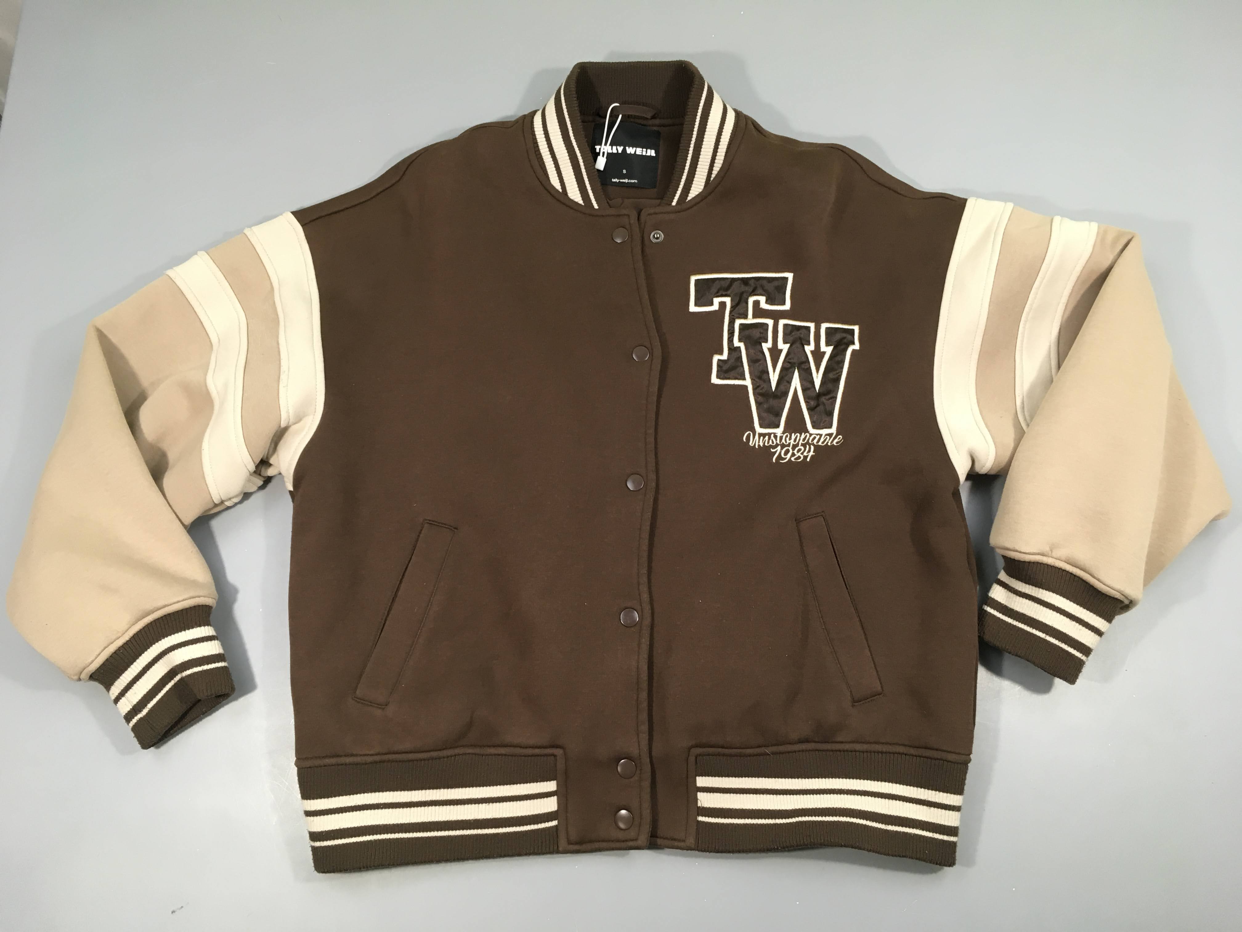 Sweat blouson brun TW Tally Weijl, bouloché