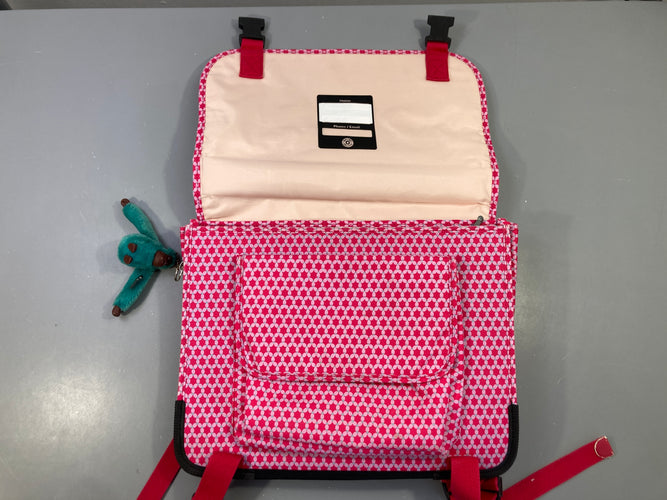 Ensemble Kipling-Cartable en parfait état + prote.ction pluie + Lunch Box (traces d'usure intérieur mais n'altère pas l'efficacité) mini réparation +  Sac de pisicine/gym + Plumier, moins cher chez Petit Kiwi