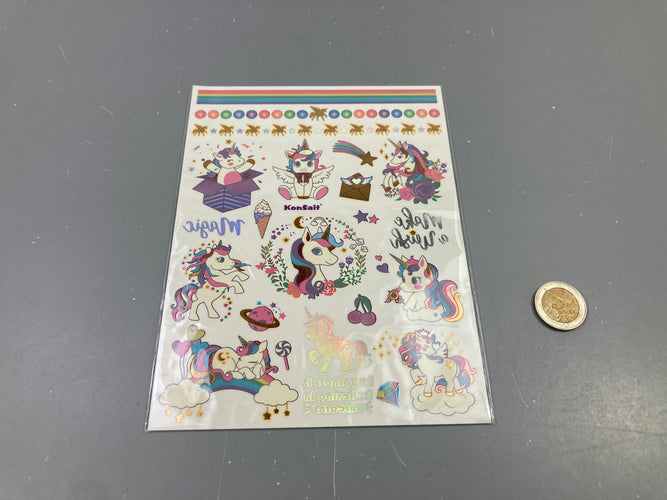 Neuf-Tattoos tempor.aires, moins cher chez Petit Kiwi
