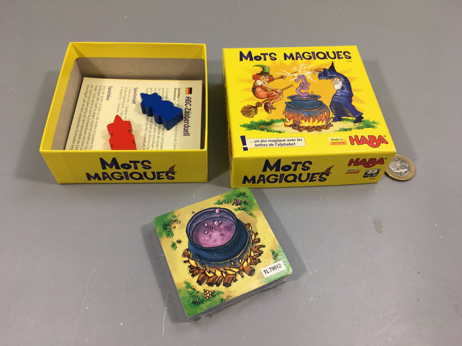 Neuf-Mots magiques-Jeu magique avec les lettres de l'alphabet, moins cher chez Petit Kiwi