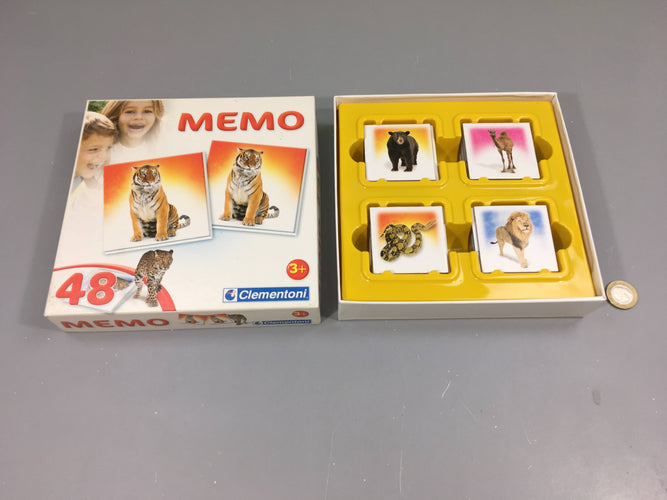 Memo des félins 48 pcs +3a Complet, moins cher chez Petit Kiwi