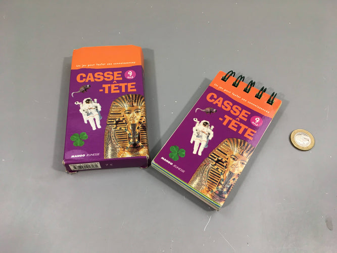 Casse-tête-Un jeu pour tester tes connaissances +9a, moins cher chez Petit Kiwi