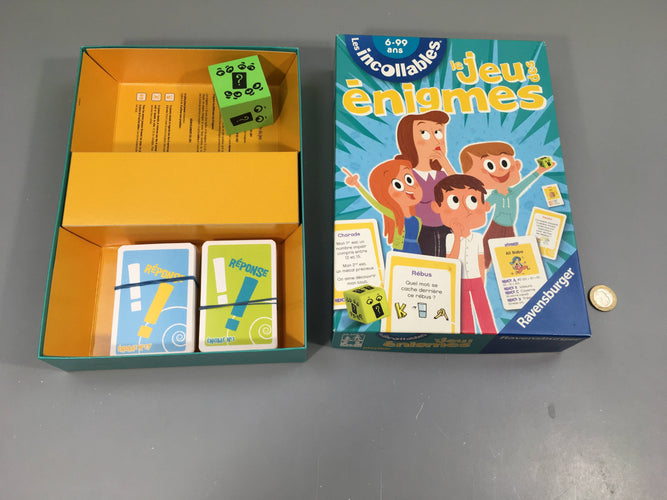 Le jeu des énigmes-Les incollables +6a Complet, moins cher chez Petit Kiwi