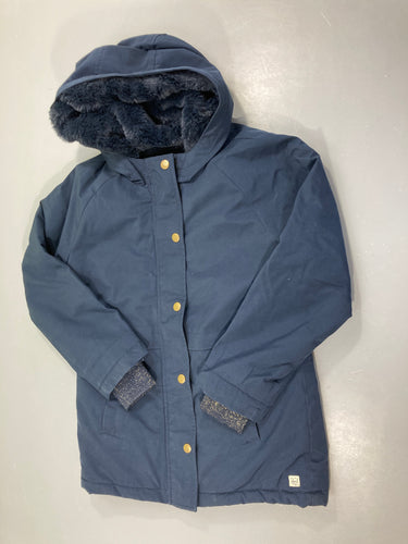 Sissy-Boy Manteau bleu foncé à capuche doublé velours, moins cher chez Petit Kiwi