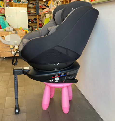 Parfait état-Siège-auto pivotant Joie Spin 360° Groupe 0+/1 de la naissance (avec le réducteur nveau né)  à 18 kg-Dos route de 0 à 9kg (9mois environ) Face route de 9 à 18Kg, moins cher chez Petit Kiwi