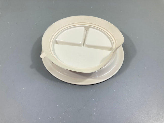 Assiette avec ventouse légumes Sugar booger, moins cher chez Petit Kiwi