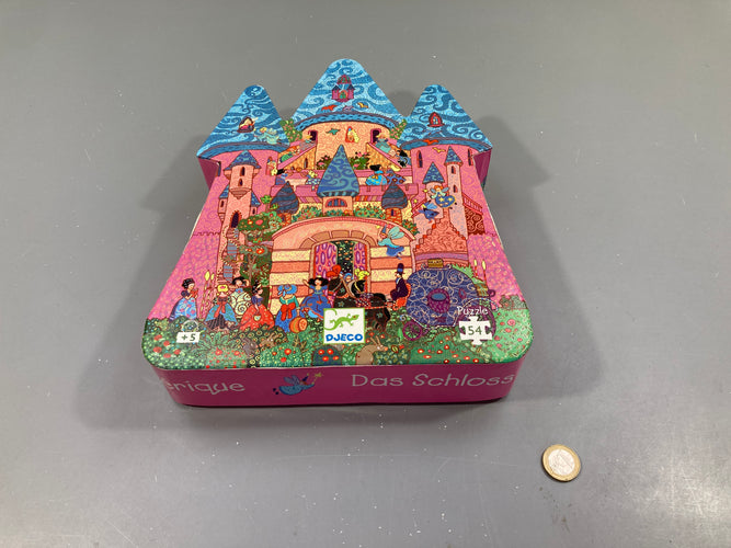 Puzzle 54pcs château féérique 5+ - complet, moins cher chez Petit Kiwi
