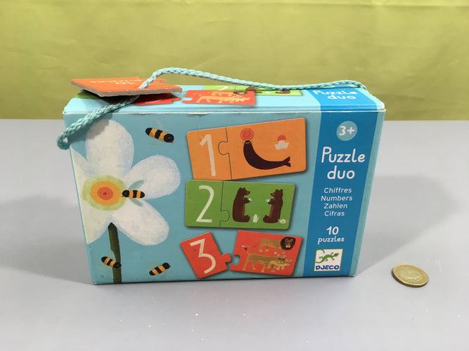 Puzzle duo chiffres, +3a - complet, moins cher chez Petit Kiwi