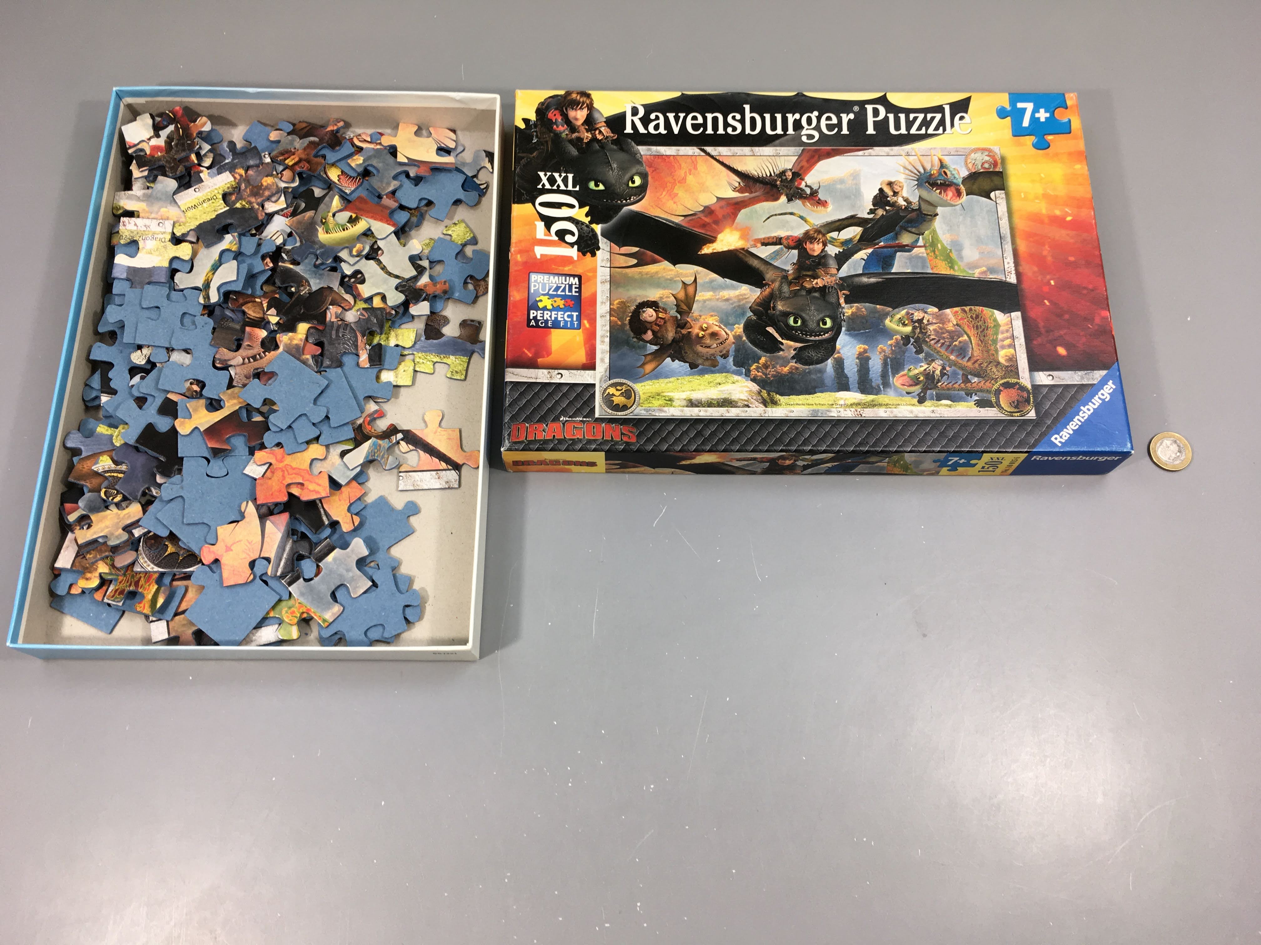 Puzzle Dragon, 150pcs XXL, +7a - complet