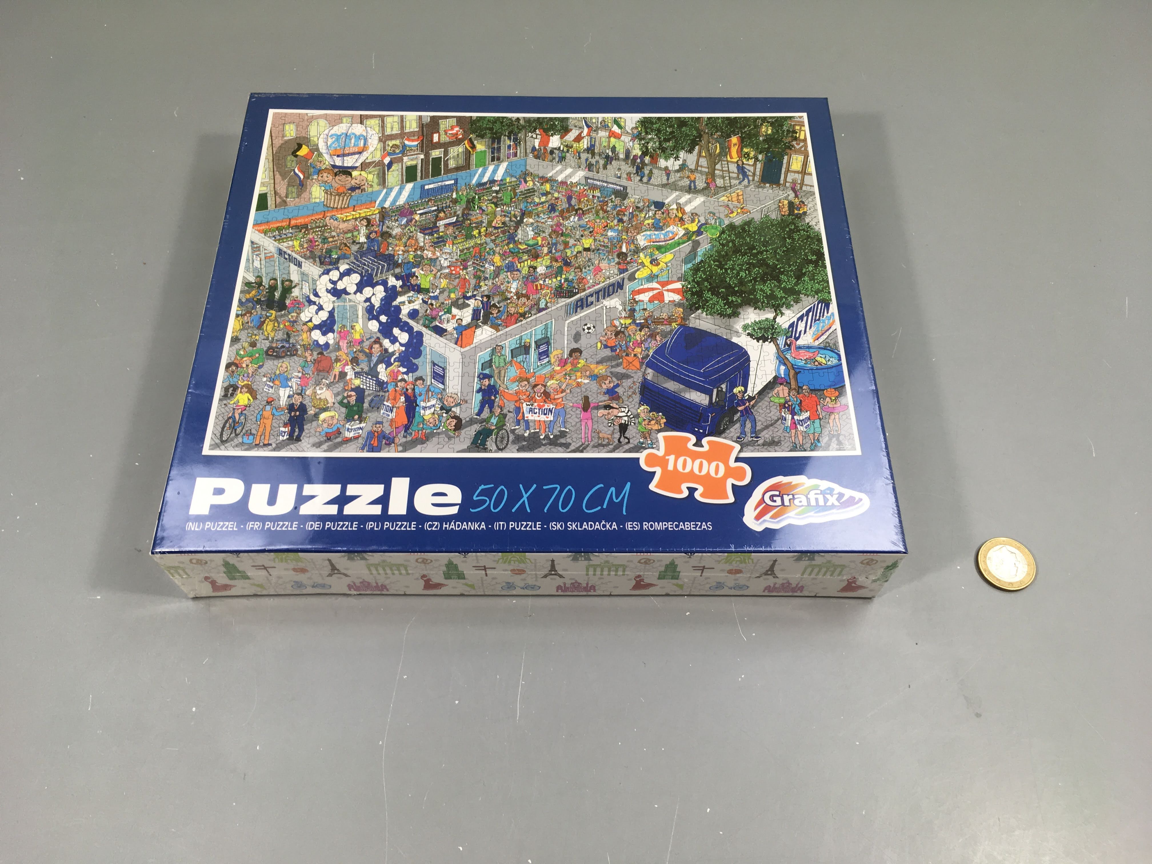 NEUF Sous blister puzzle ville, 1000pcs, Action