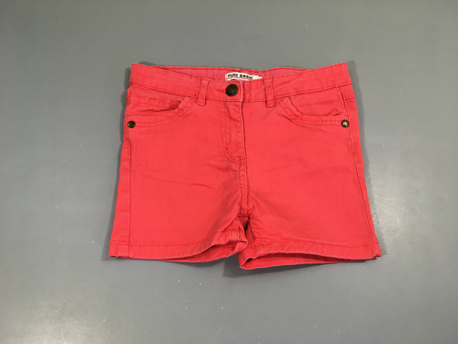 Short toile rose, moins cher chez Petit Kiwi