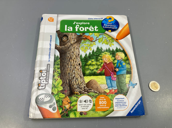 Tiptoi-J'explore la forêt 4-7a (nécessite le stylo Tiptoi non fourni), moins cher chez Petit Kiwi