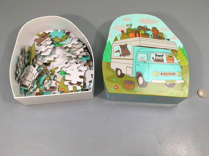 Puzzle mobilhome, 100pcs, +5a - complet, moins cher chez Petit Kiwi