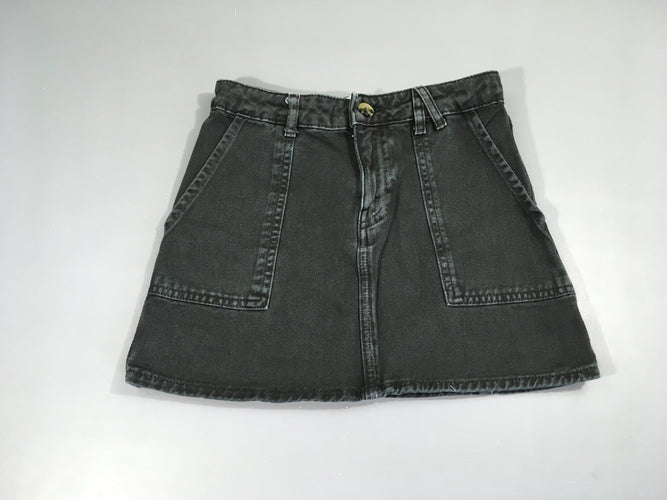 Jupe en jean noir, moins cher chez Petit Kiwi