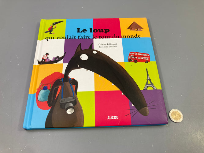 Le loup qui voulait faire le tour du monde, moins cher chez Petit Kiwi