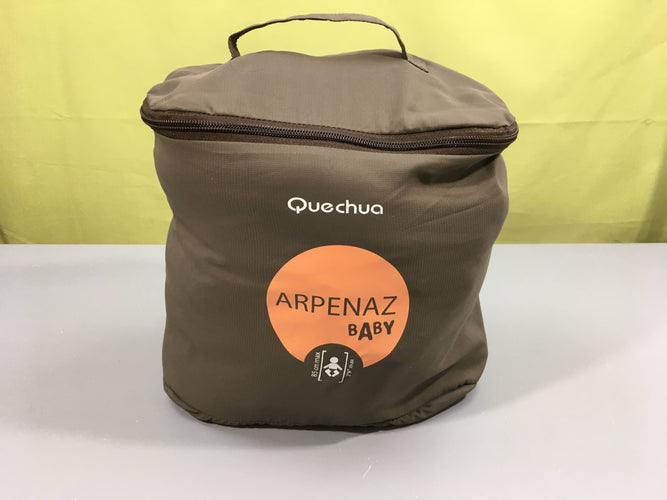 Sac de couchage brun, 85cm max, Arpenaz baby Petites taches intérieur voir photos, moins cher chez Petit Kiwi
