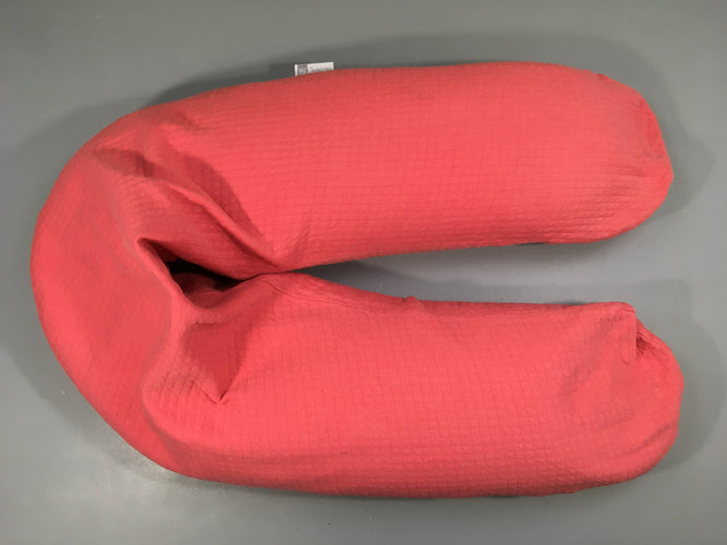 Coussin de maternité et d'allaitement, avec housse rouge boulochée, Big Flopsy-Mini trou housse et Légère taches sur le coussin (tache "propre" persiste lavage), moins cher chez Petit Kiwi