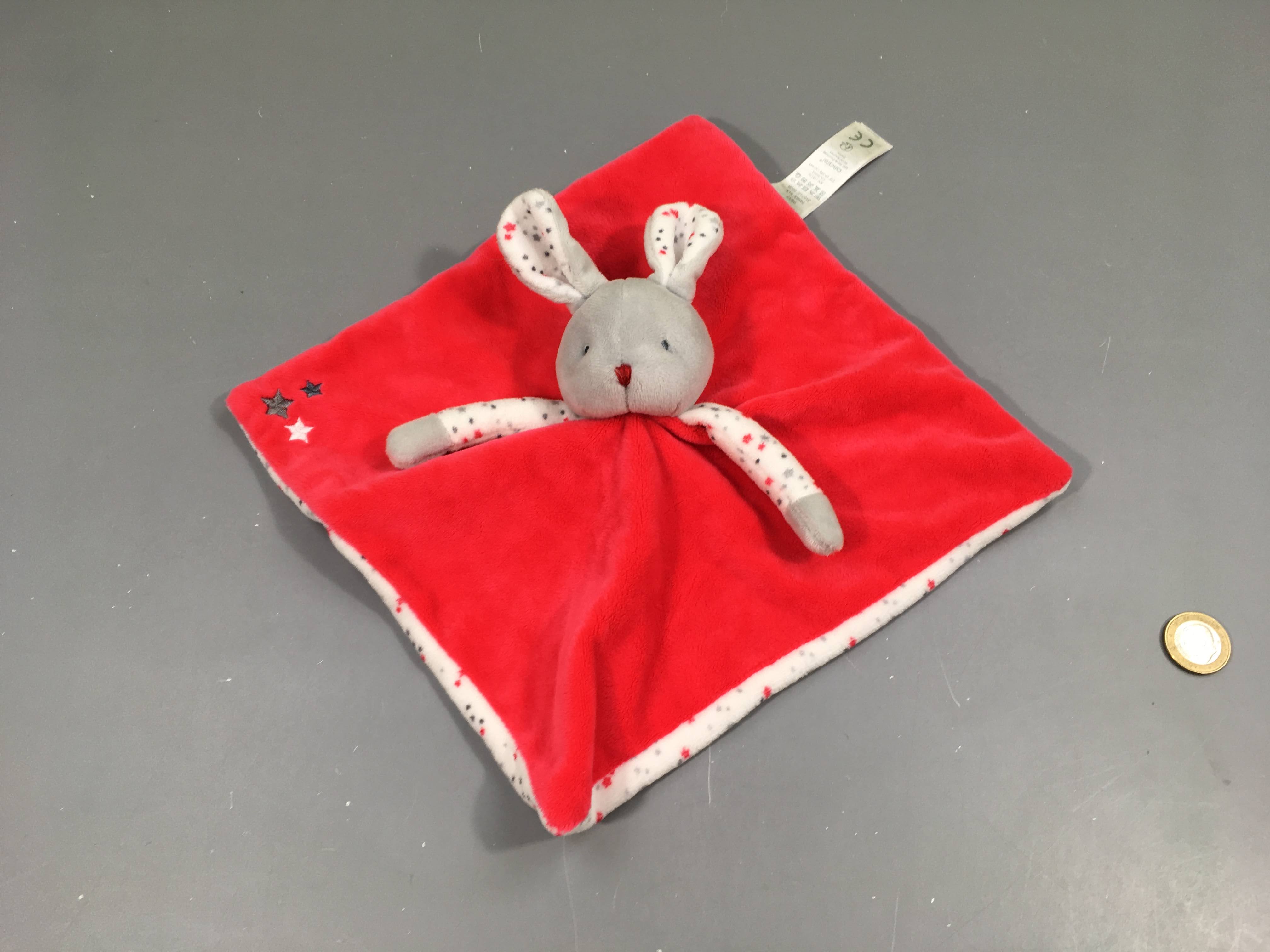 Doudou plat lapin
