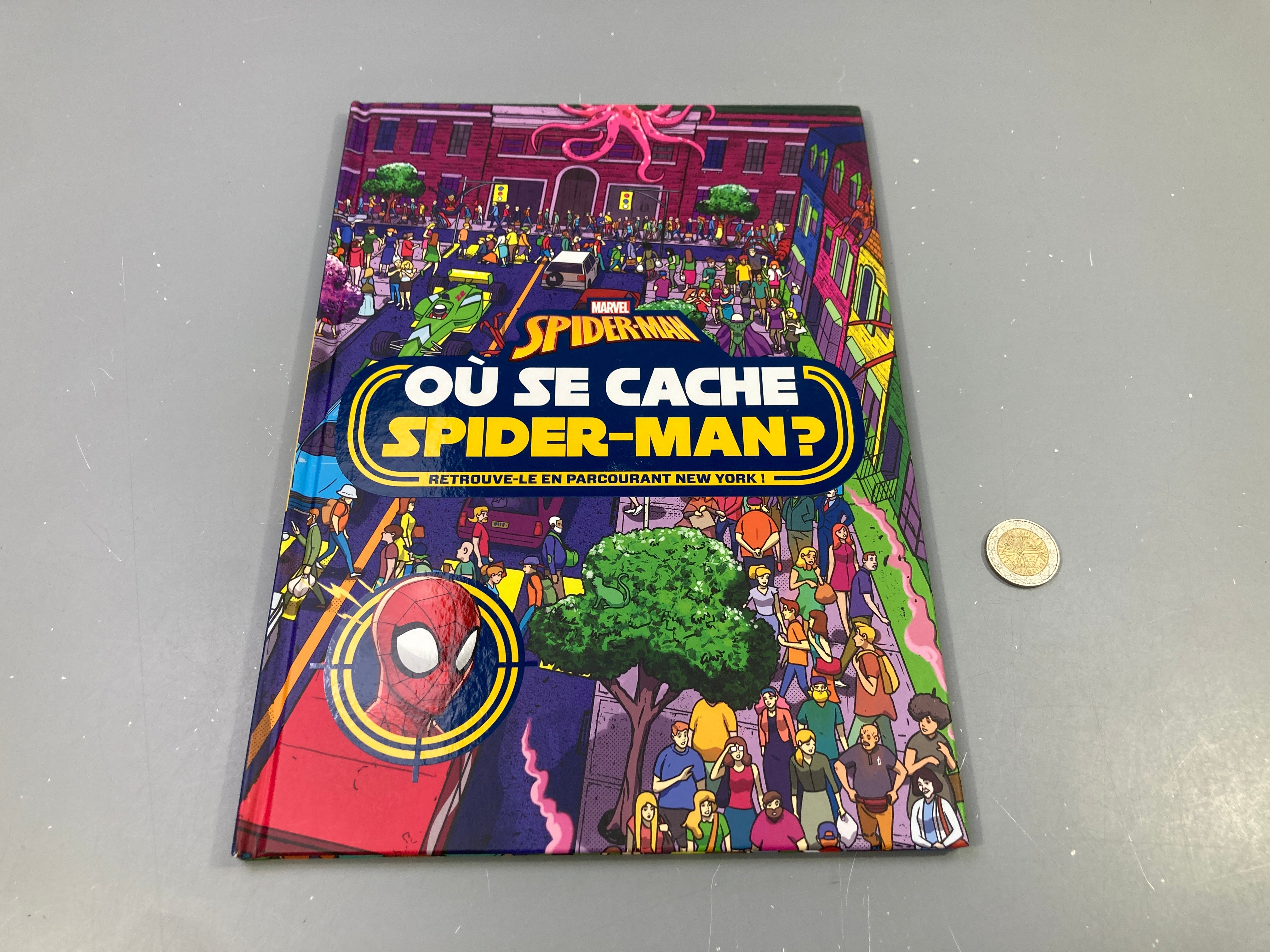 Cherche et trouve-Où se chache Spider-Man?