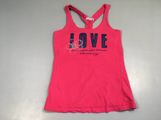 T-shirt s.m rose love, moins cher chez Petit Kiwi