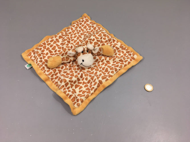 Doudou plat girafe, moins cher chez Petit Kiwi
