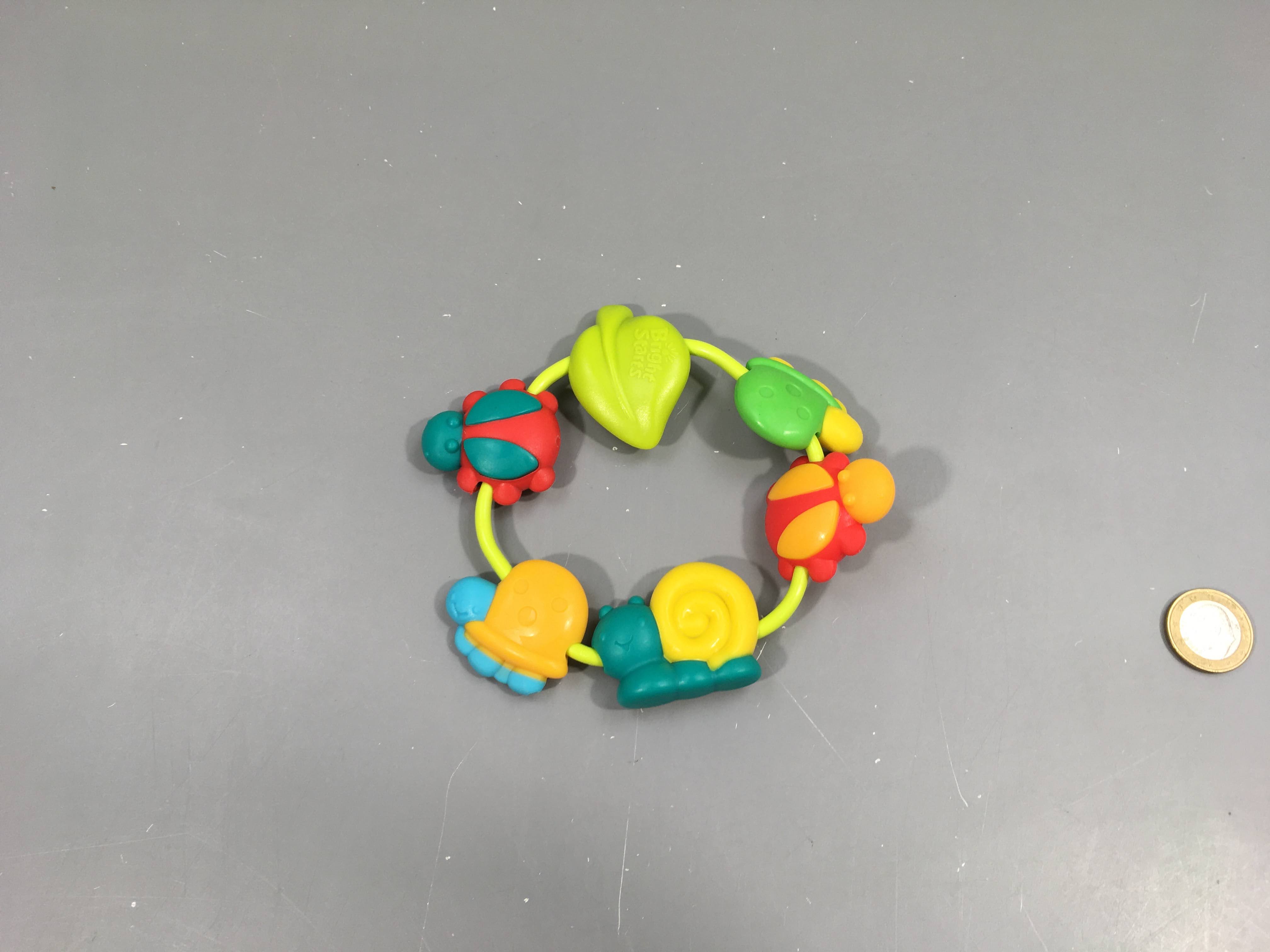 Hochet anneaux avec animaux Bright Starts