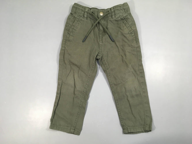 Pantalon kaki cordons, moins cher chez Petit Kiwi