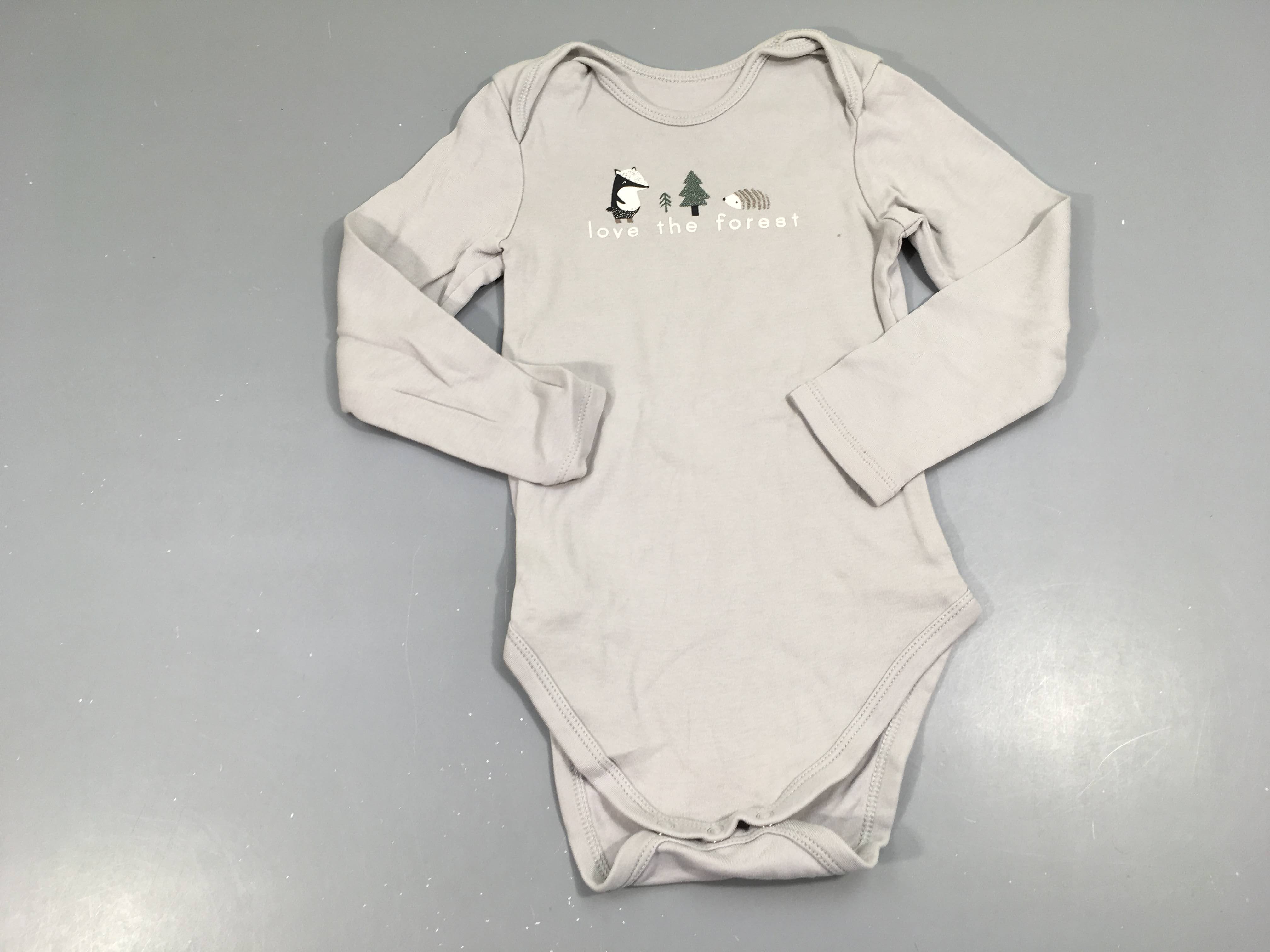 Body m.l gris clair animaux forêt