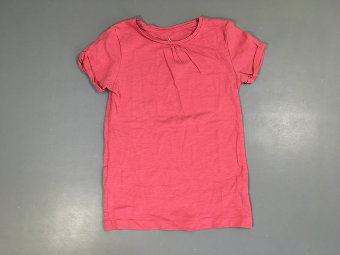 T-shirt m.c rose flammé, moins cher chez Petit Kiwi
