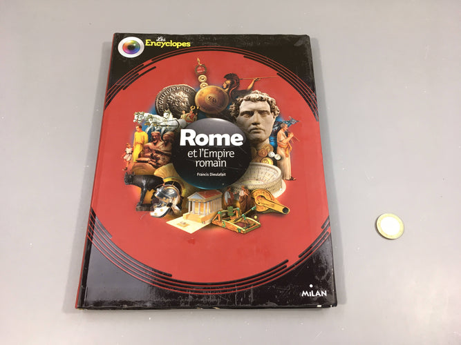 Rome et l'empire romain-Les encyclopédies-Couverture un peu usée bord, moins cher chez Petit Kiwi