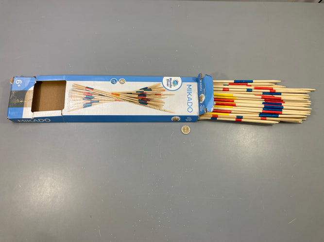 Mikado géants, Mundo Diver, complet, boite abîmée, moins cher chez Petit Kiwi