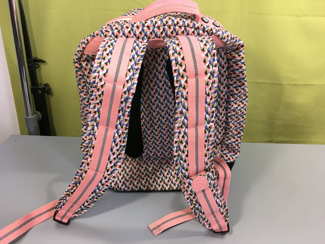Sac à dos, Seoul BTS PRT, girly geo, Kipling. Juste la bande réfléchissante légèrement usée, moins cher chez Petit Kiwi