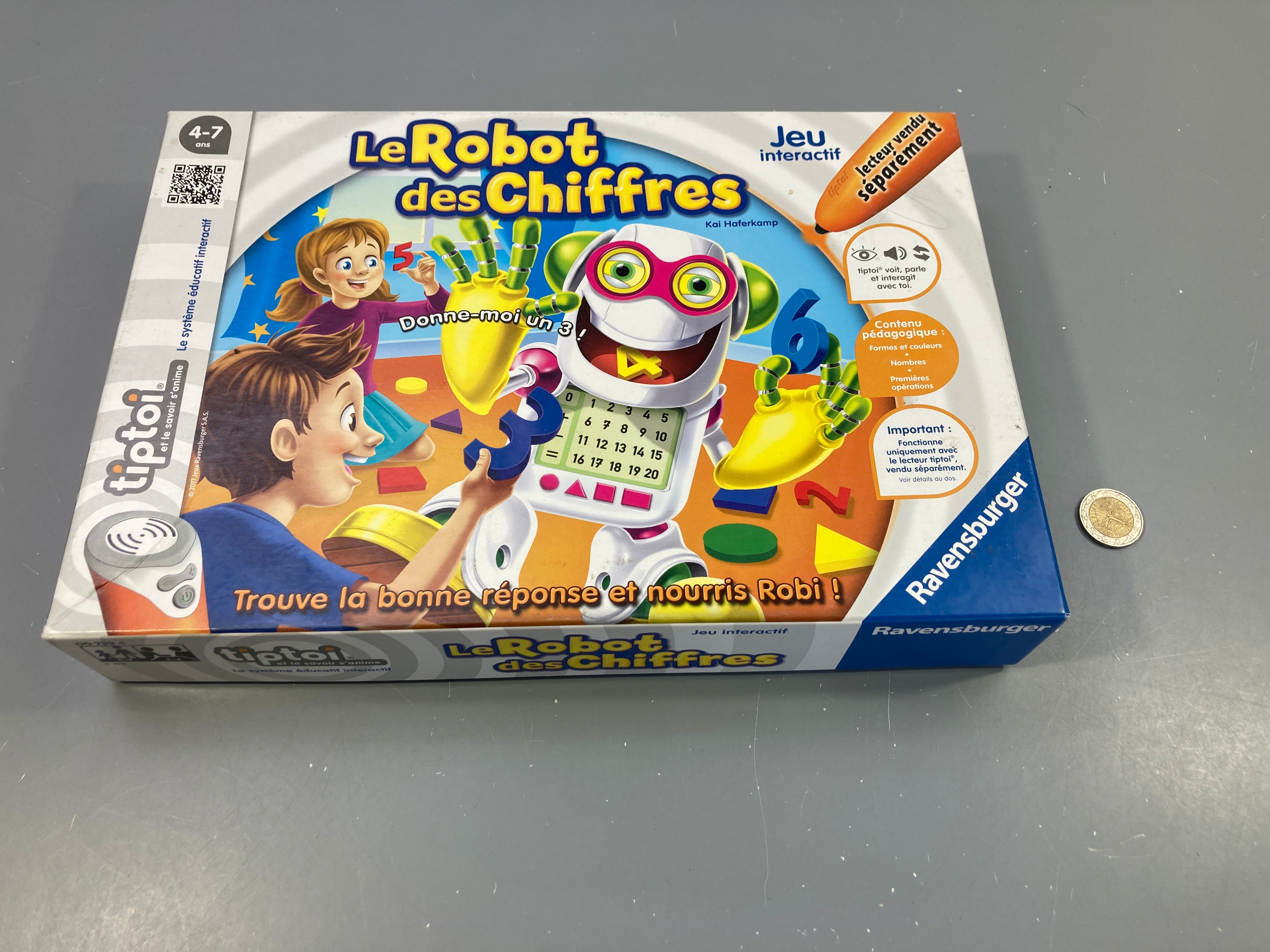 Jeu tiptoi - Le Robot des chiffres 4-8a - Vendu sans le stylo tiptoi - complet