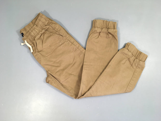 Pantalon toile beige, moins cher chez Petit Kiwi