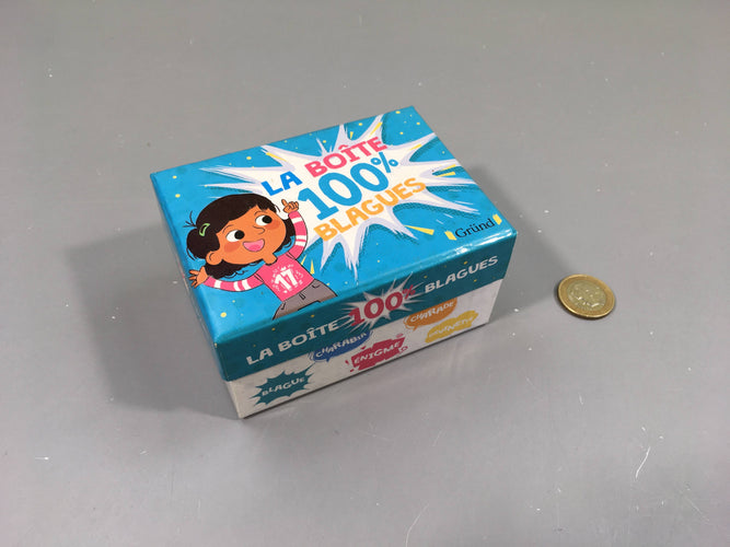 La boîte 100% Blagues, moins cher chez Petit Kiwi