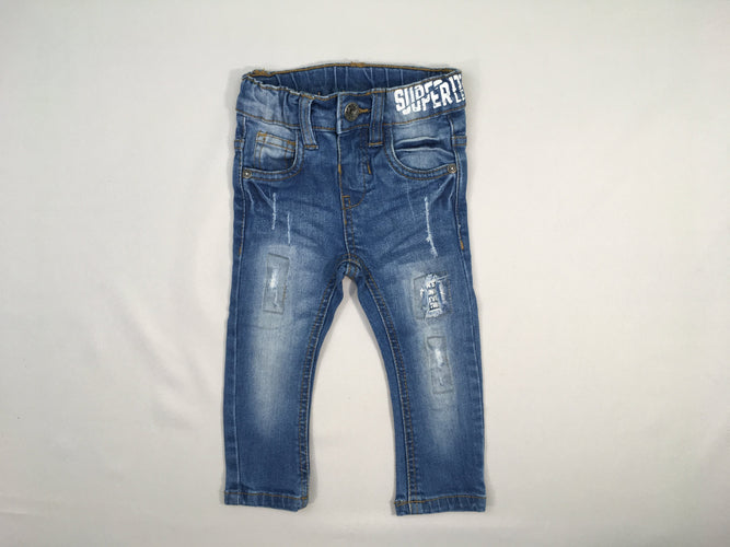 Jeans effet erraillé, moins cher chez Petit Kiwi