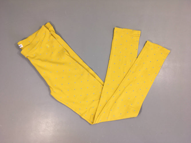 Legging jaune fleurs, moins cher chez Petit Kiwi