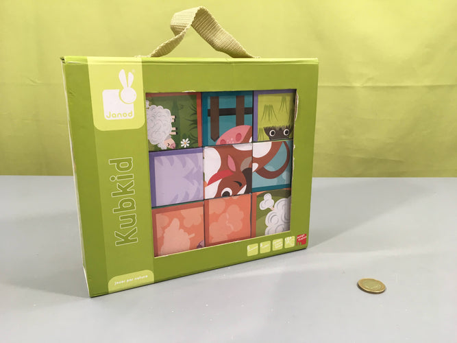 Kubkid,  6 illustrations animaux de la ferme, +18m, moins cher chez Petit Kiwi