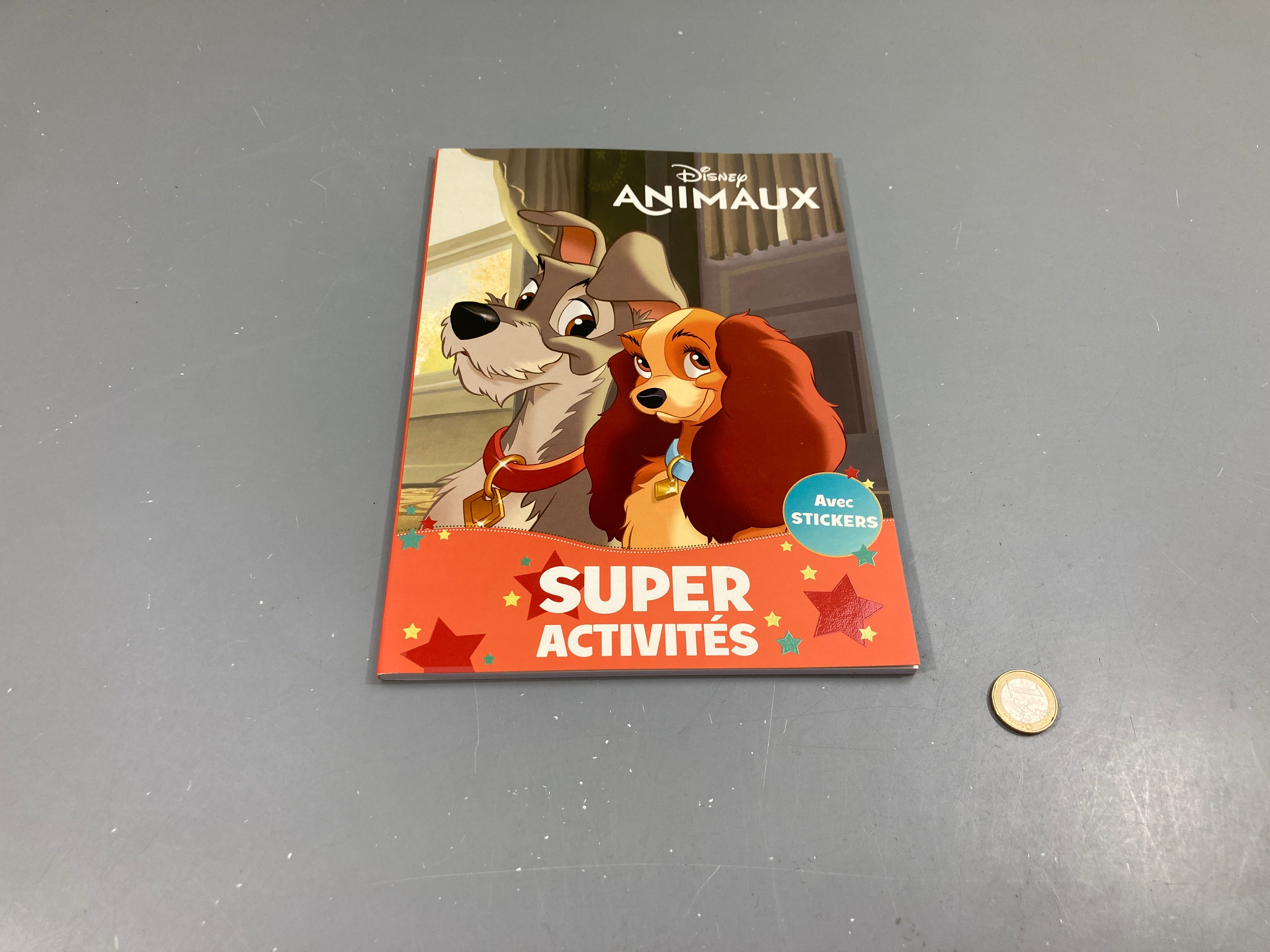 La belle et le clochard Super activités avec stickers