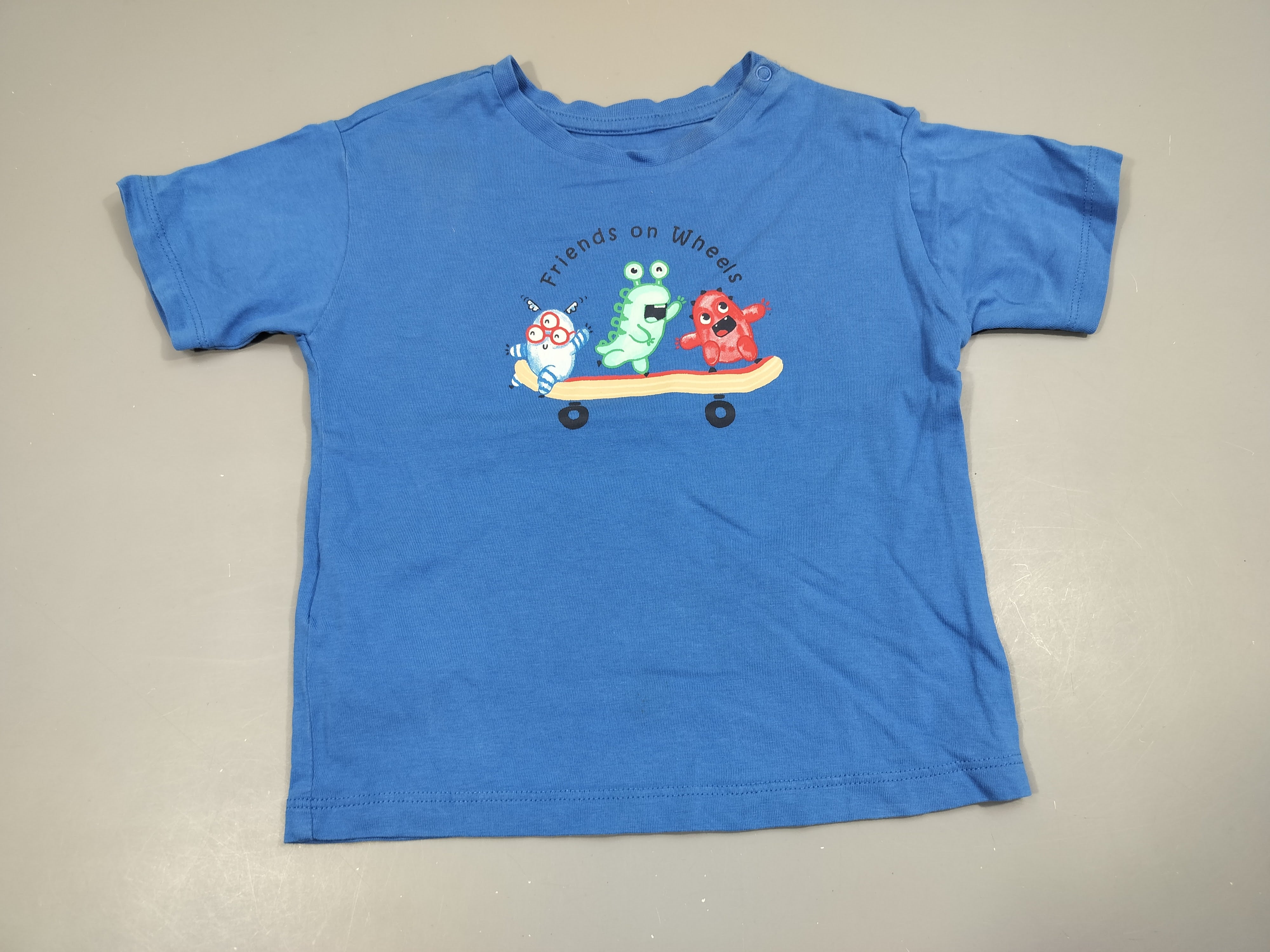 T-shirt m.c bleu extra- terrestres 