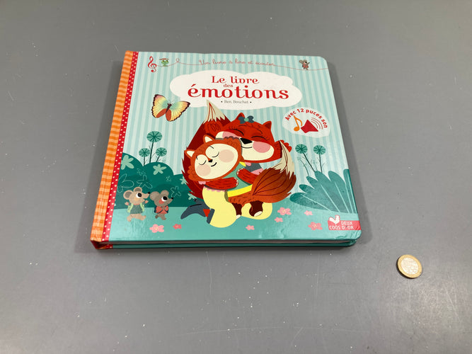 Le livre des émotions, moins cher chez Petit Kiwi