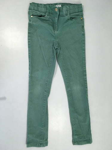 Pantalon skinny Louise vert foncé, moins cher chez Petit Kiwi