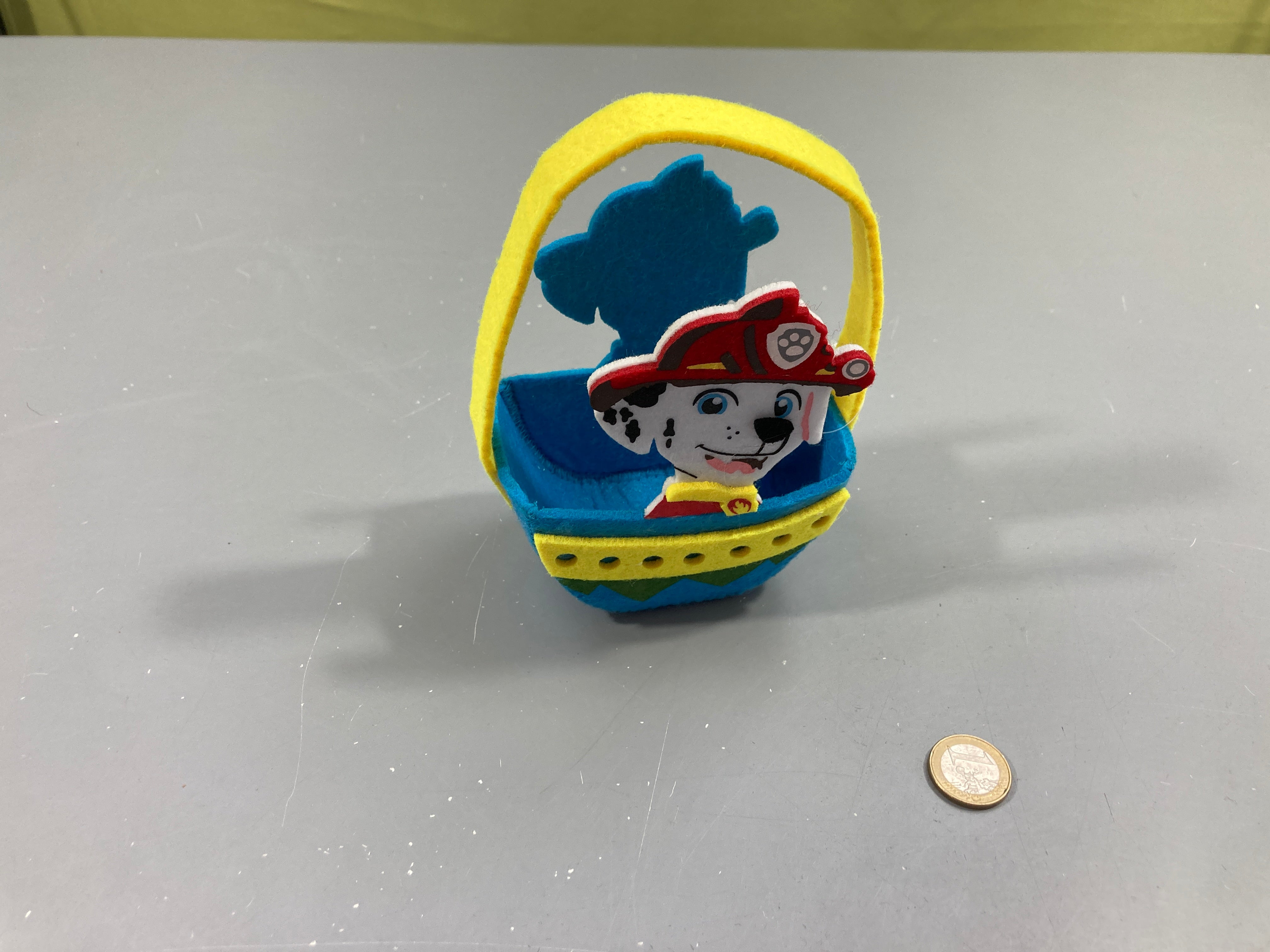 NEUF Panier en feutre Paw Patrol