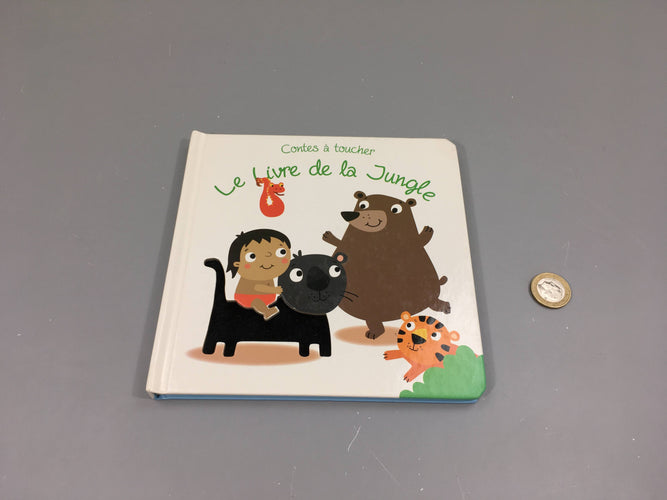 Le livre de la jungle, Contes à toucher, moins cher chez Petit Kiwi