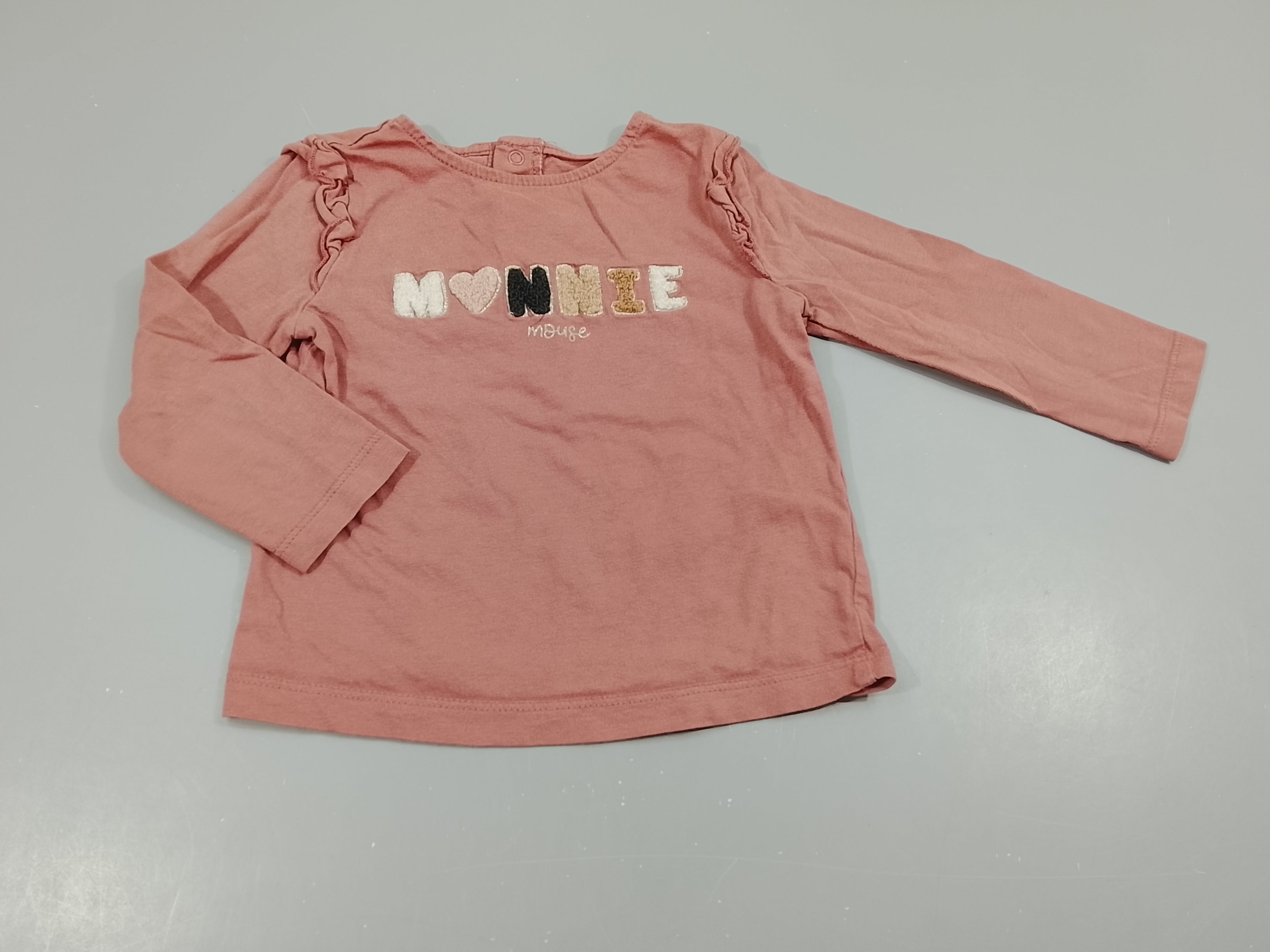 T-shirt m.l  vieux rose 