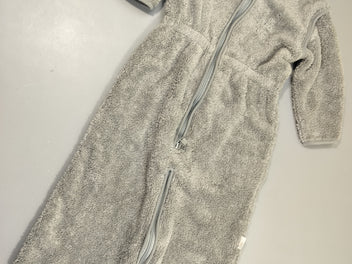 Sac de couchage ml amovibles velours gris 75-100cm