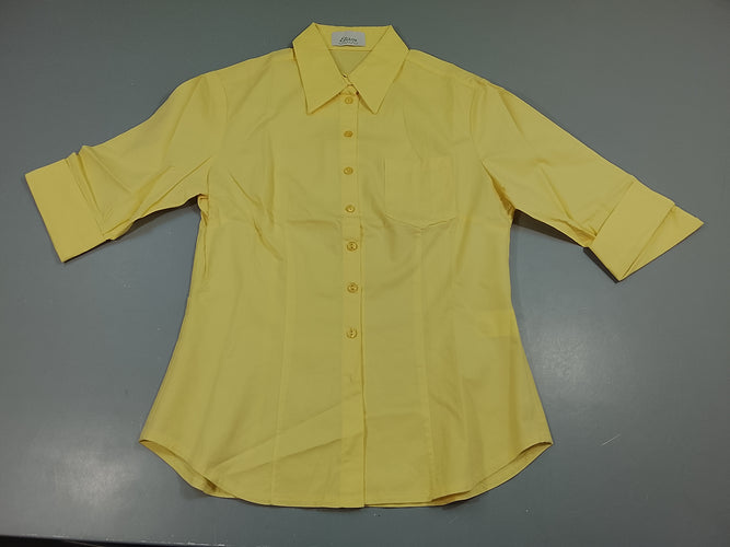 Chemisier Etam  manches 3/4  jaune (36), moins cher chez Petit Kiwi