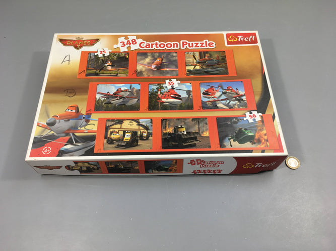 Puzzle 3x3 Planes  348pcs, +4a, moins cher chez Petit Kiwi