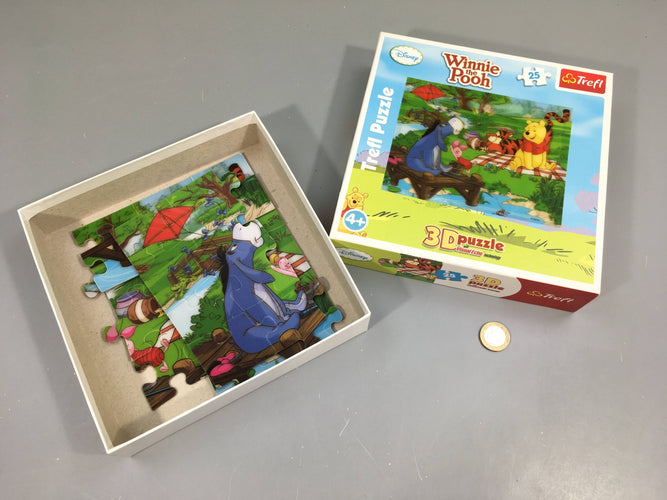 Puzzle 3D Winnie the Poo25 pcs +4a - complet, moins cher chez Petit Kiwi